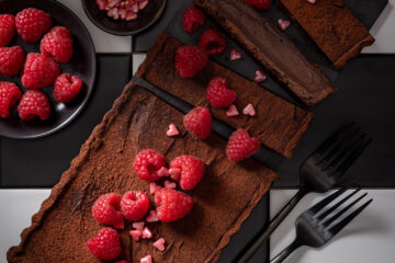 Be My Valentine Chocolate Licorice Tart
